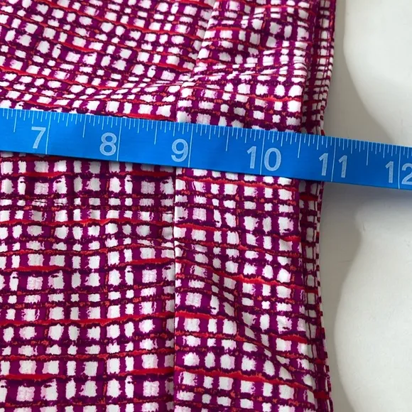 SPANX Sunshine Shorts Hibiscus Gingham Pink XL 4” inseam