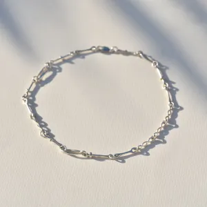 Sterling Silver Doodle Chain Choker