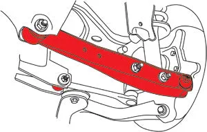 Subaru 8-18 WRX/STI 12  FR-S BRZ Adjustable Rear Lower Control Arms (SET)