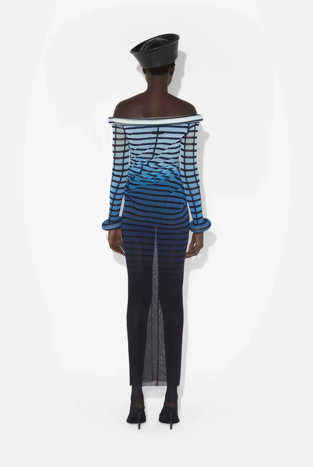 The Long 3D Striped Dress