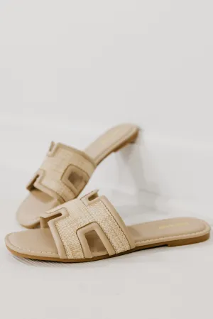 The Smile Woven Slide Sandal