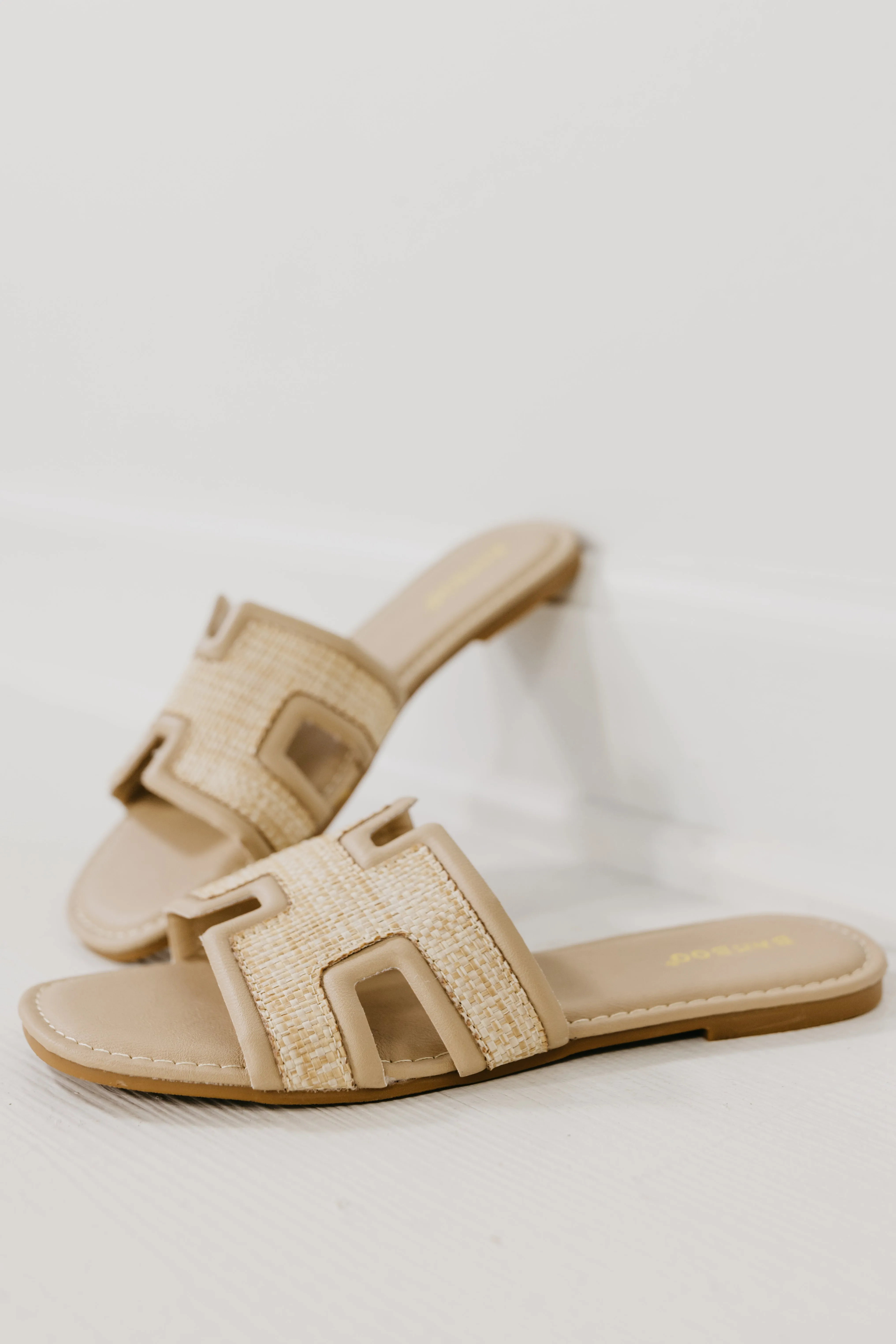 The Smile Woven Slide Sandal