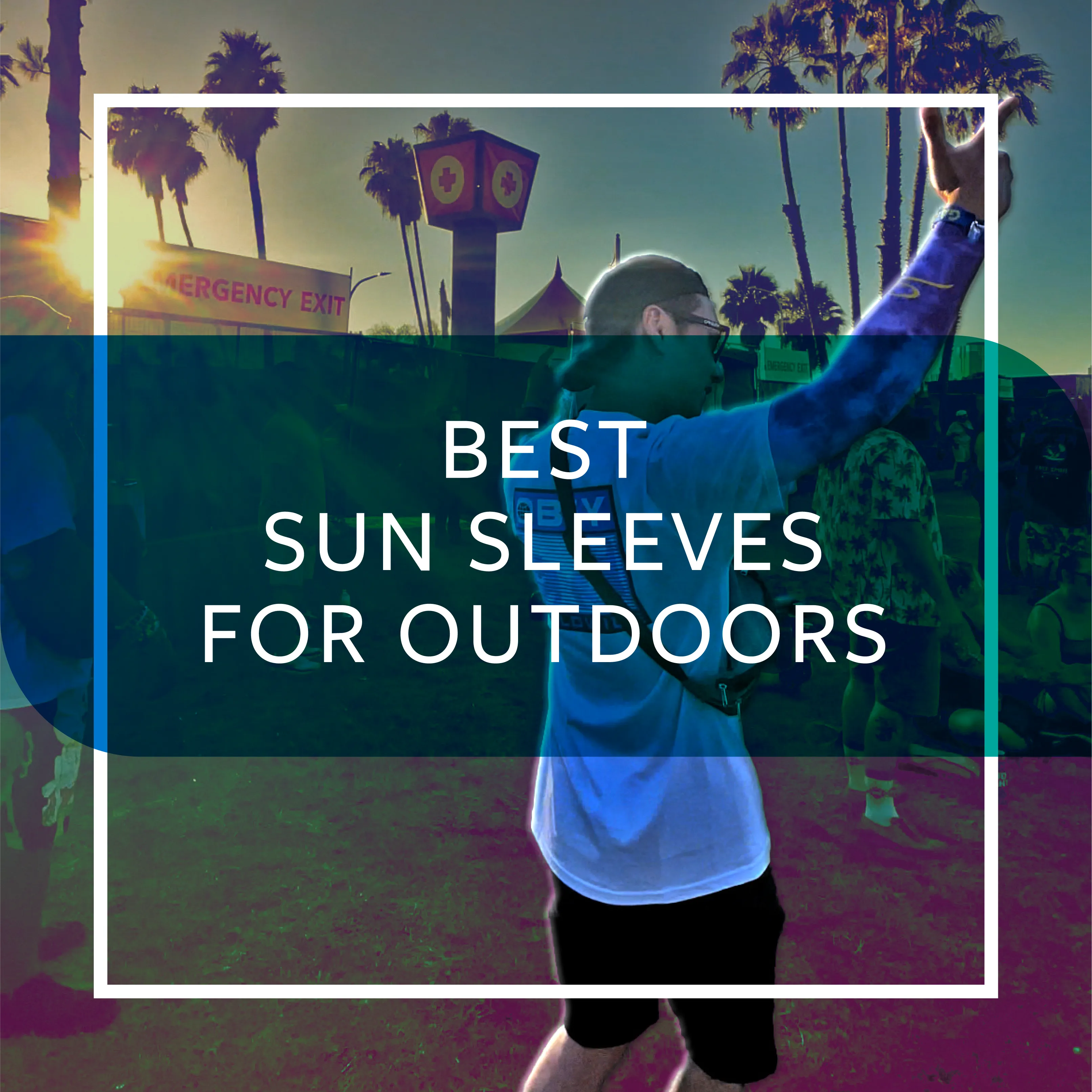 Tie Dye Sun Sleeves Master's Green