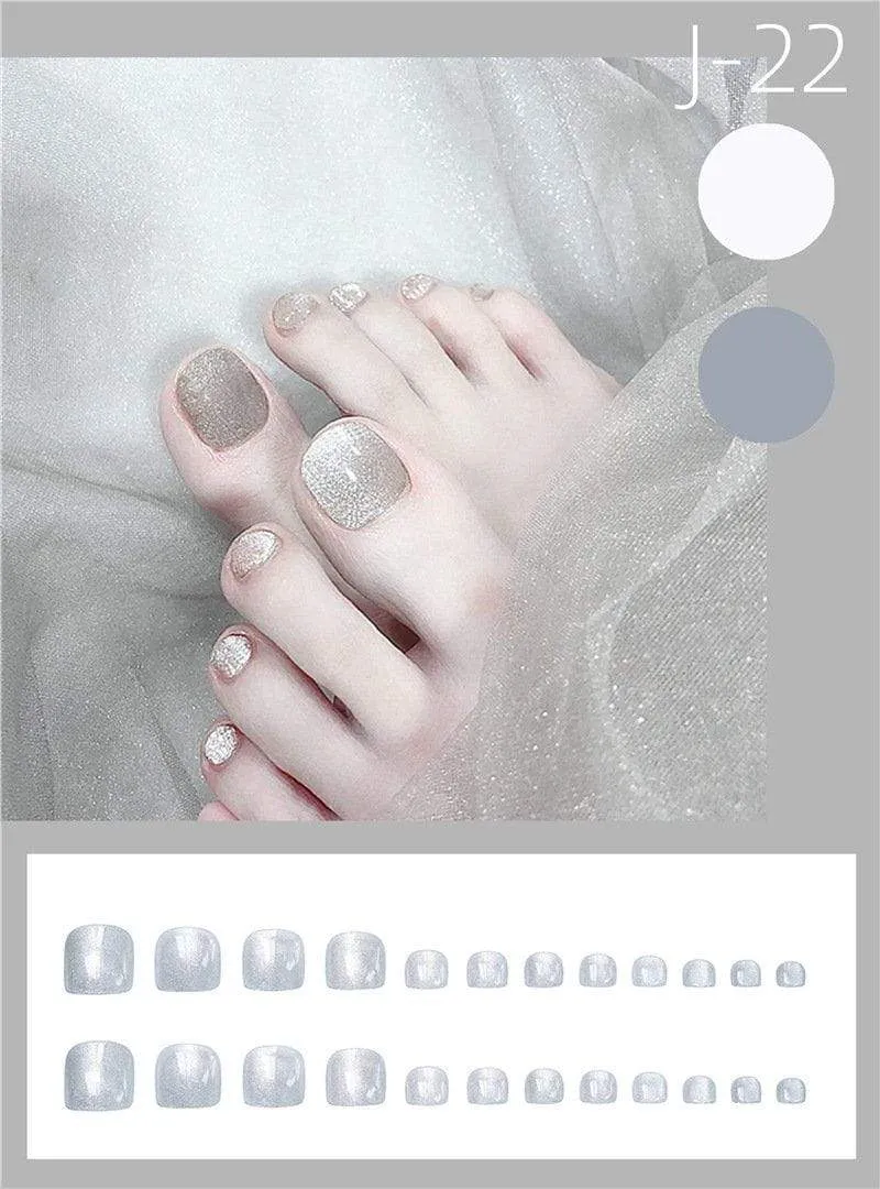 Toe Nail Cateye Sliver Angle