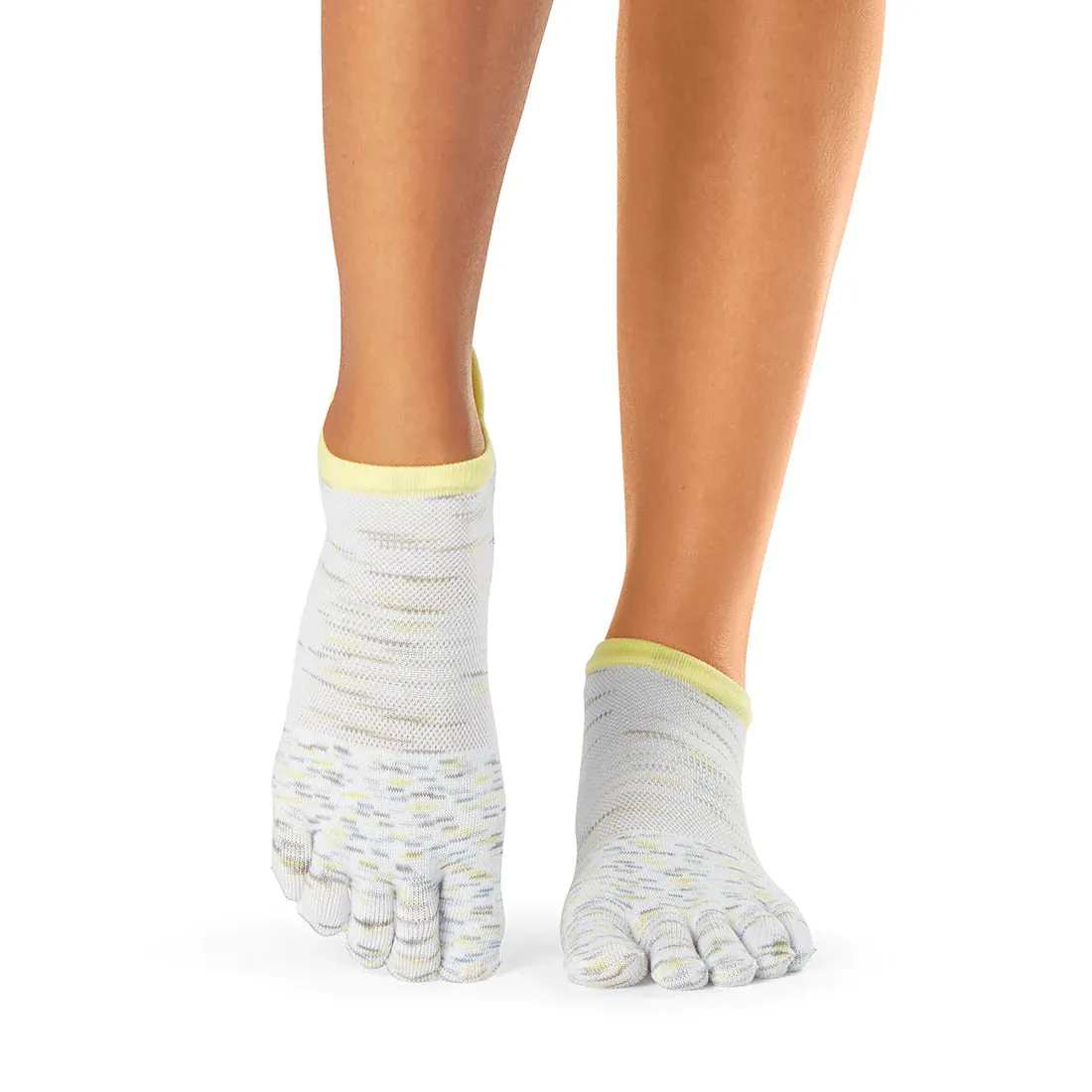 TOESOX Grip Full Toe Low Rise - Wildflower Space Dye