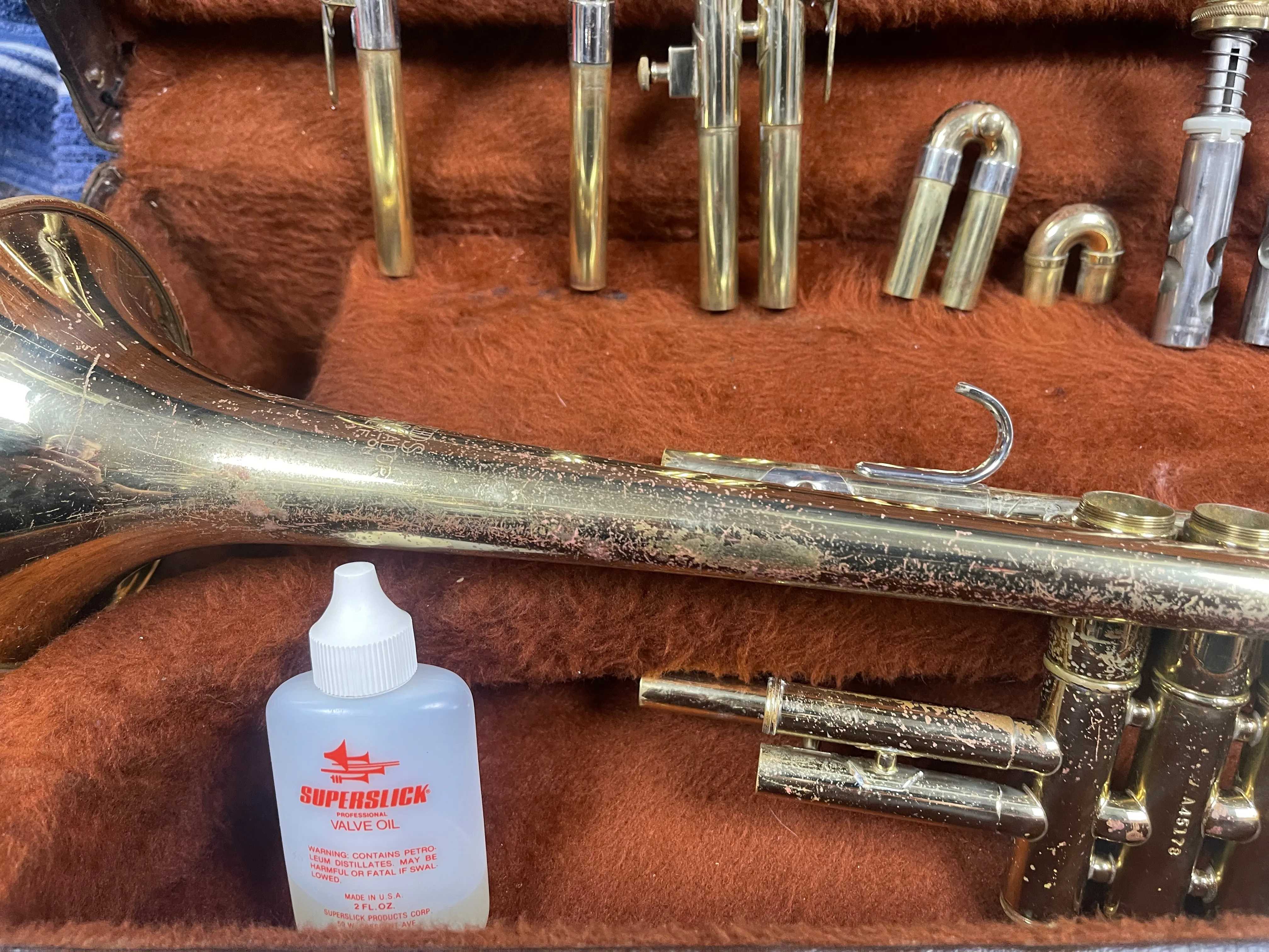 USED Olds Ambassasdor Bb  trumpet outfit