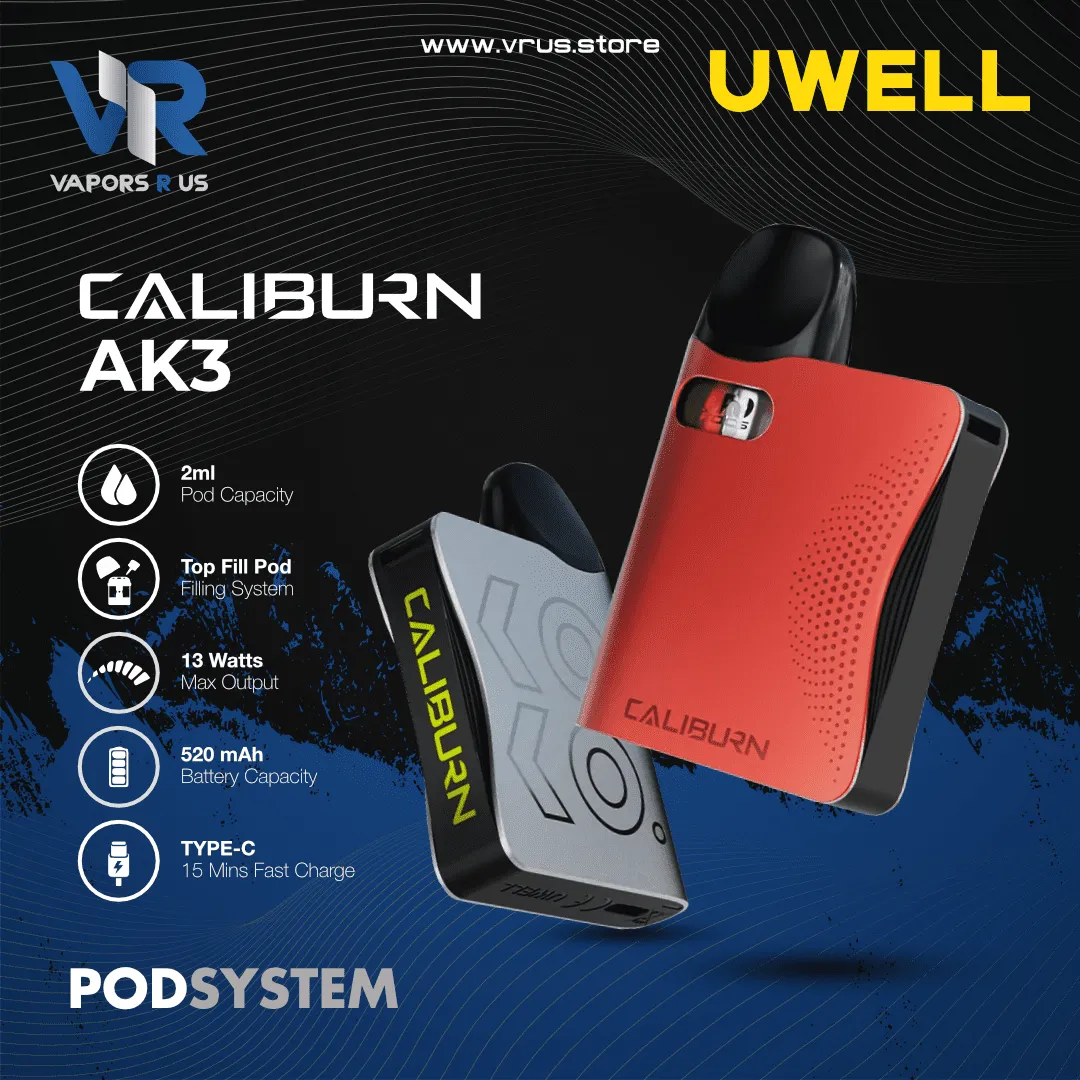UWELL - Caliburn AK3 Pod Kit 520mAh