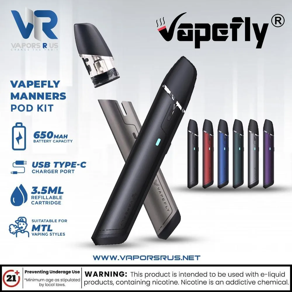 VAPEFLY - Manners Pod Kit 650mAh