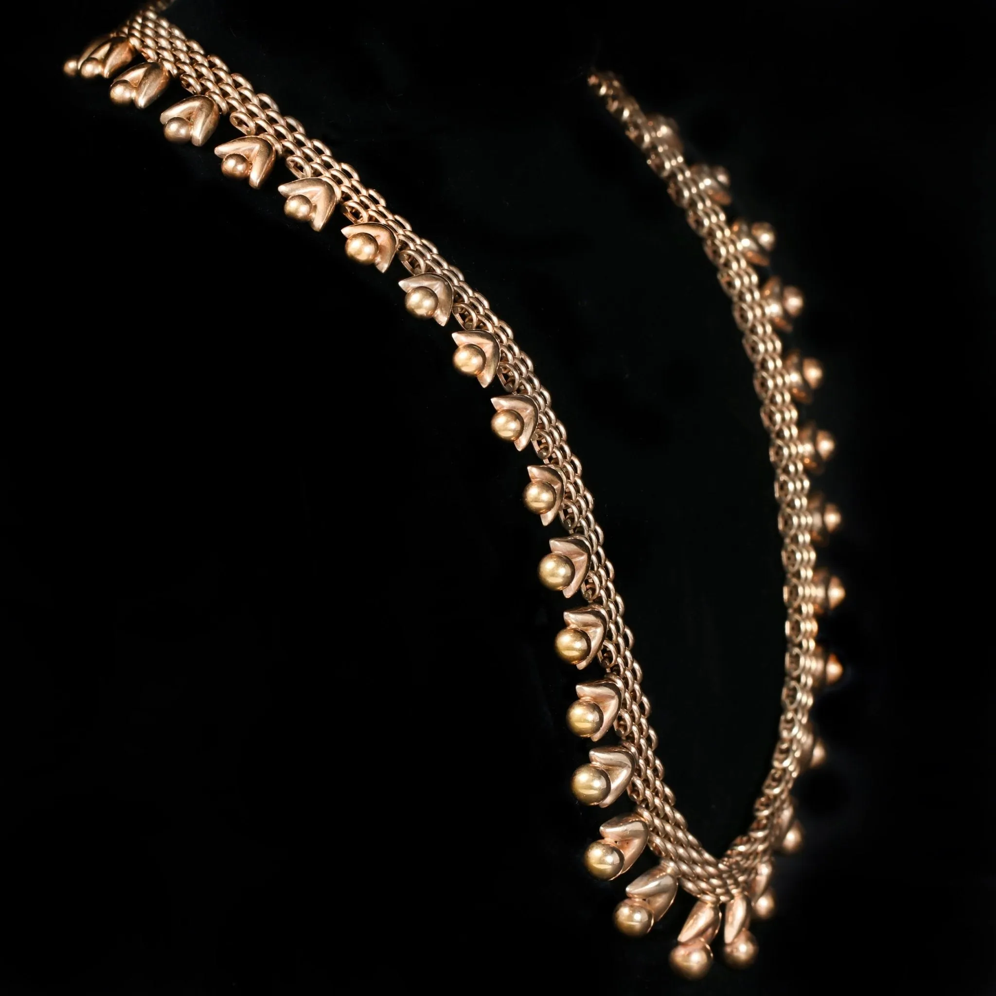 Victorian 18K Yellow Gold Chain Necklace, 15.5"