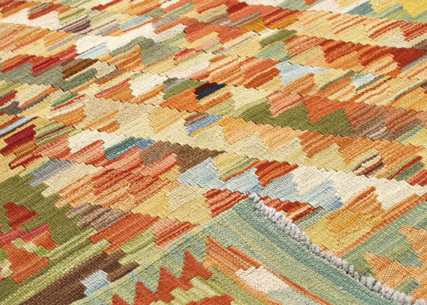 Vintage Afghan Maimana Kilim - 4'2" x 6'5"