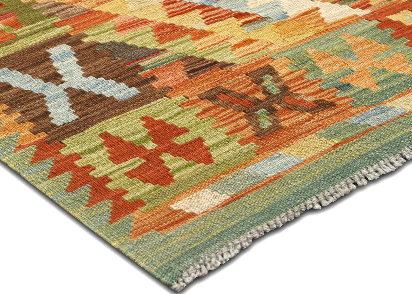 Vintage Afghan Maimana Kilim - 4'2" x 6'5"