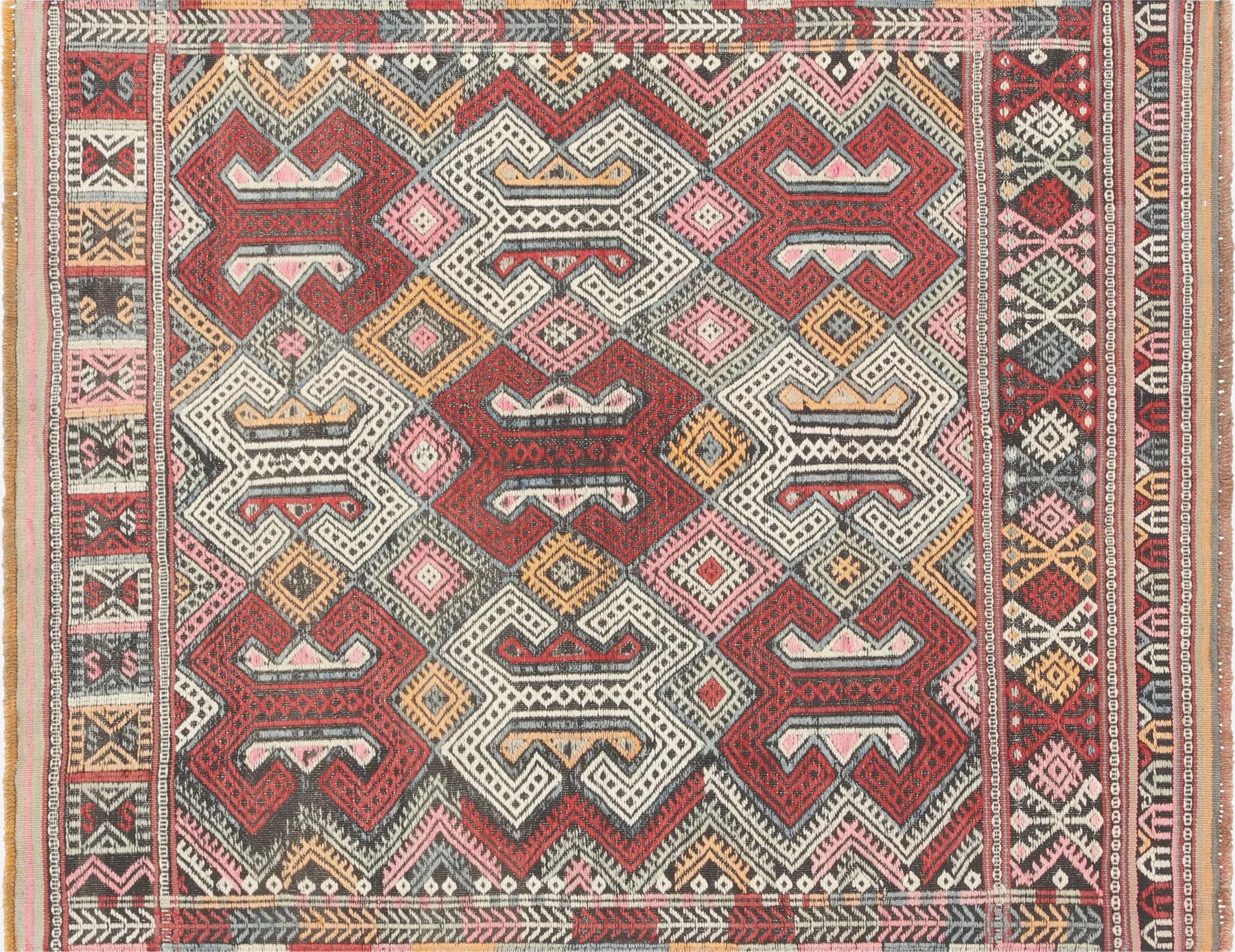 Vintage Turkish Kilim - 3'8" x 4'7"