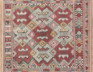 Vintage Turkish Kilim - 3'8" x 4'7"