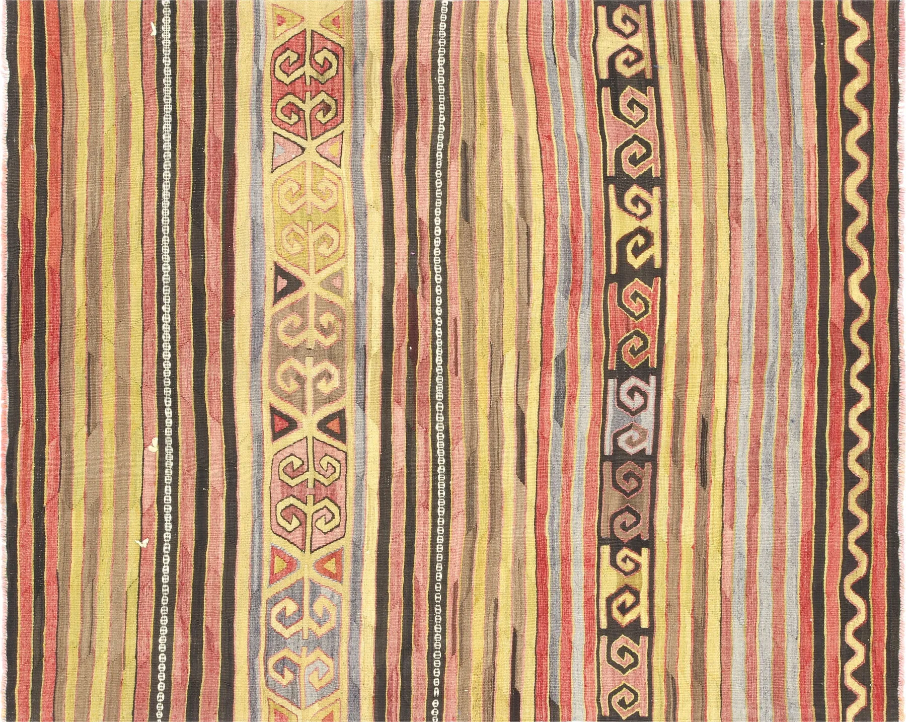 Vintage Turkish Kilim - 4'9" x 5'11"