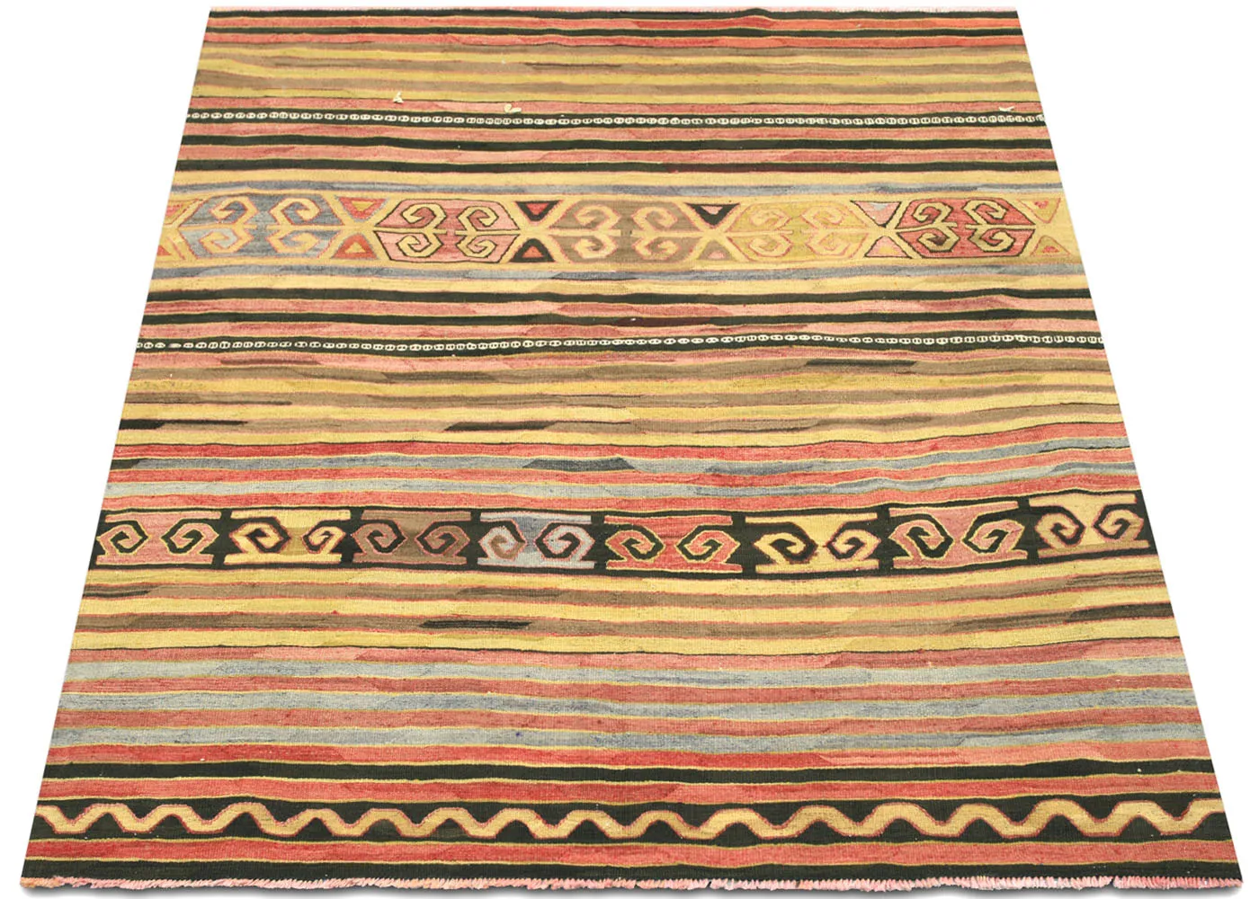 Vintage Turkish Kilim - 4'9" x 5'11"