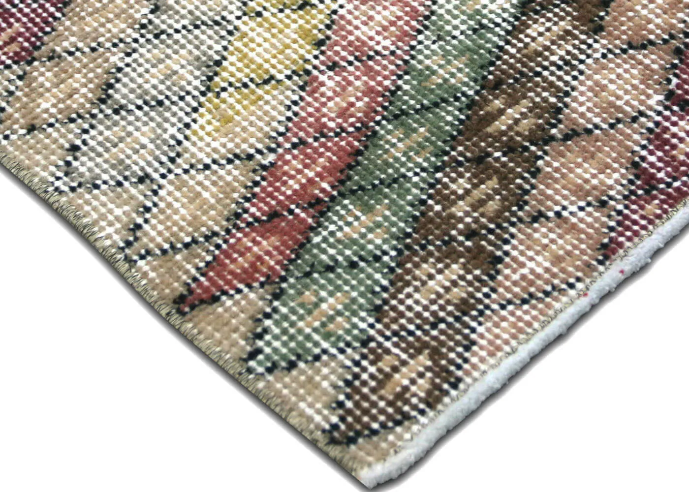 Vintage Turkish Mid-Century-Modern Rug - 2'9" x 6'5"