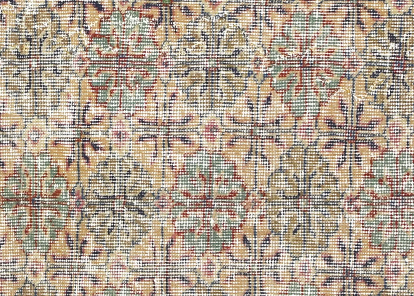 Vintage Turkish Mid-Century-Modern Rug - 3'9" x 6'1"