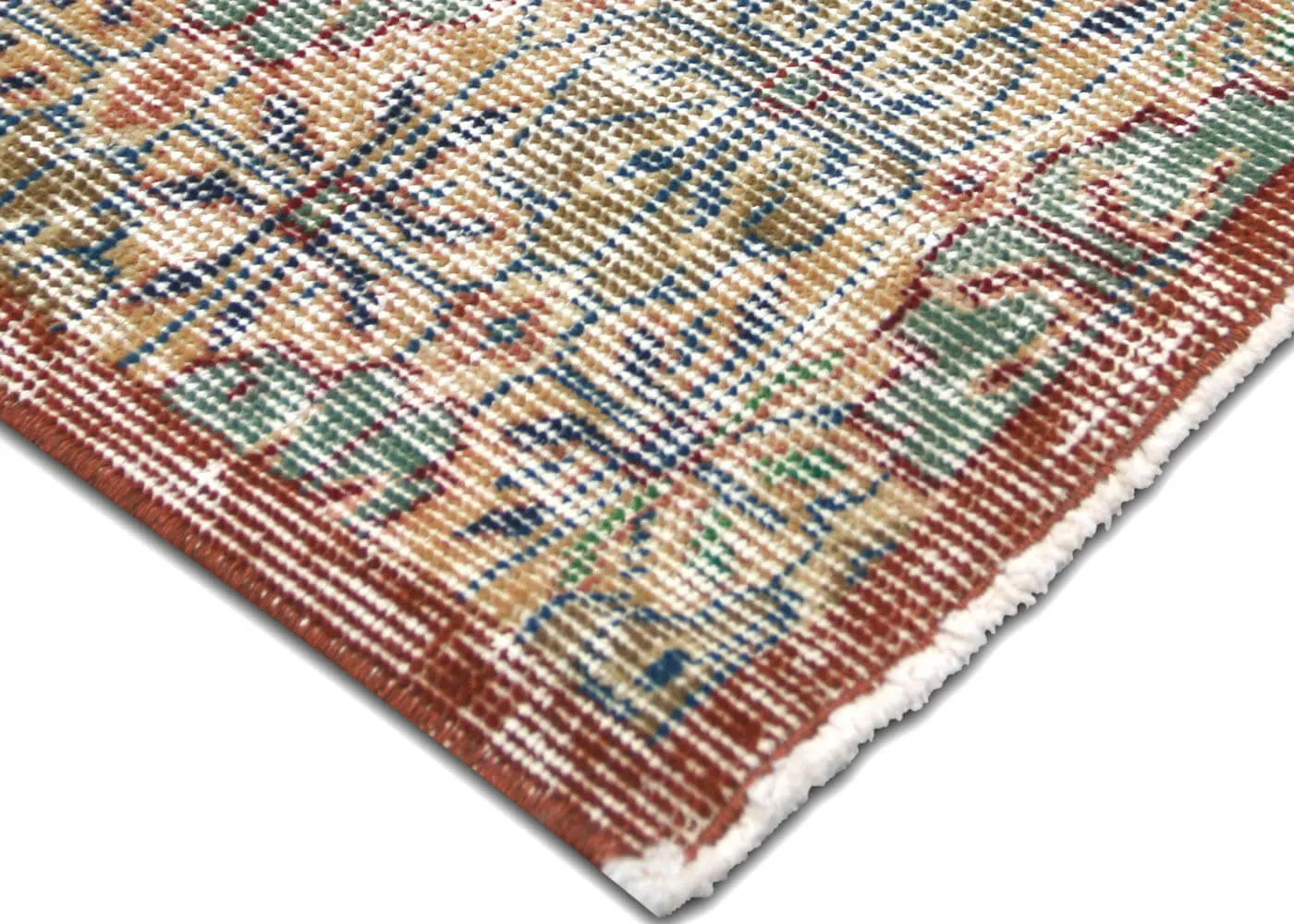 Vintage Turkish Mid-Century-Modern Rug - 3'9" x 6'1"