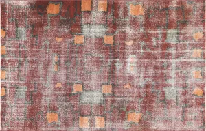 Vintage Turkish Mid-Century-Modern Rug - 6'2" x 9'8"