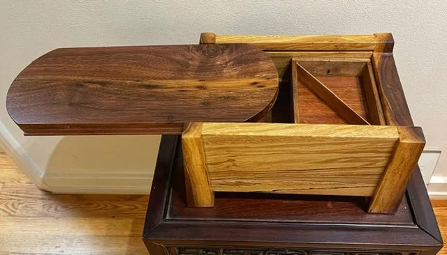 Walnut and Spalted sycamore Large Jewelry Box BGB009