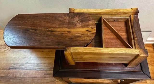 Walnut and Spalted sycamore Large Jewelry Box BGB009