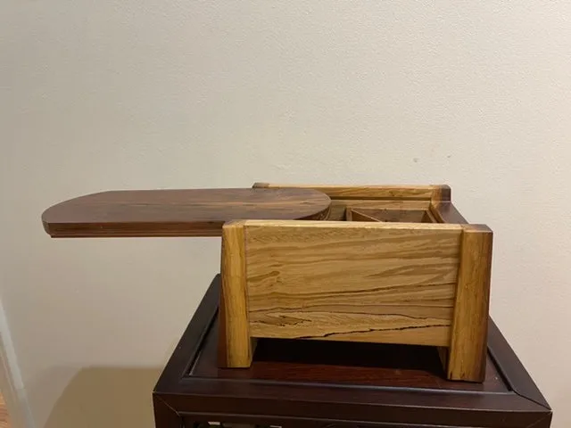 Walnut and Spalted sycamore Large Jewelry Box BGB009