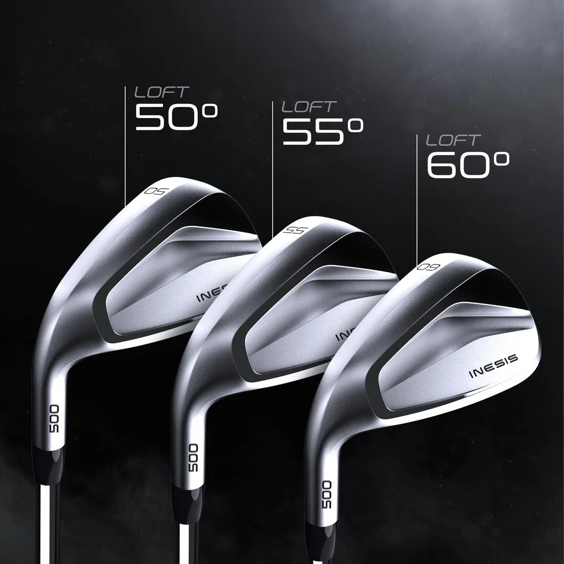 Wedge golf gaucher taille 2 vitesse lente - INESIS 500