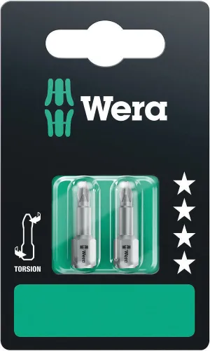 Wera 05073324001 851/1 TZ SB bits, PH 2 x 25 mm, 2 pieces