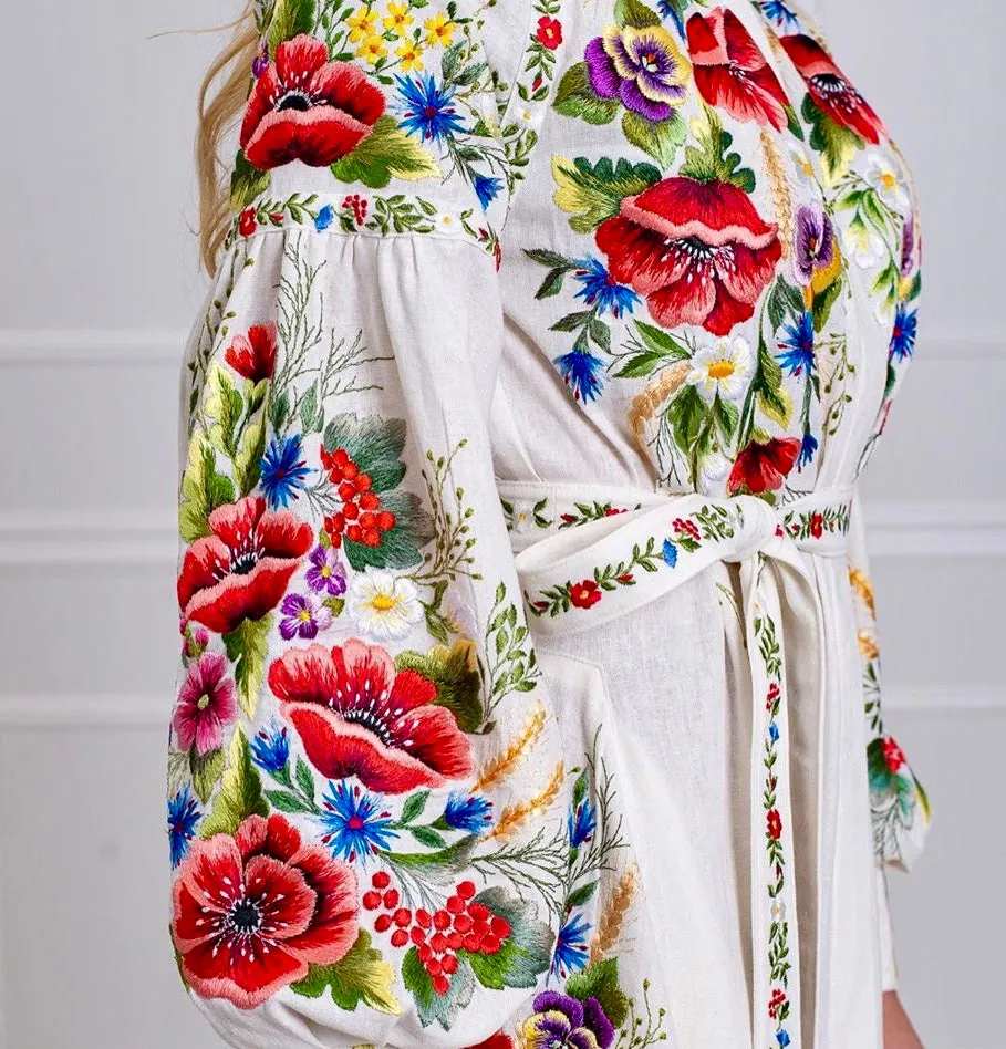White flower dress