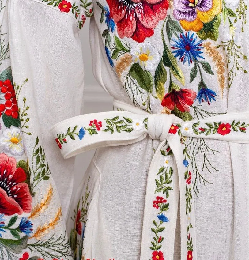 White flower dress