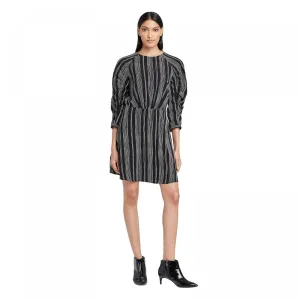 Who What Wear Women's A-Line Mini Dress with Sleeve Detail