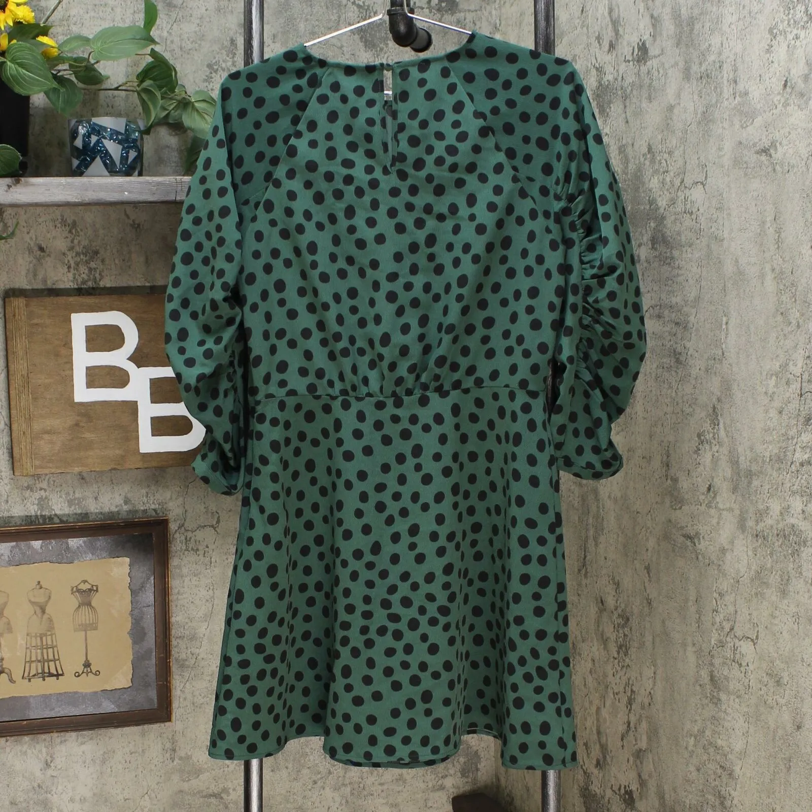 Who What Wear Women's A-Line Mini Dress with Sleeve Detail