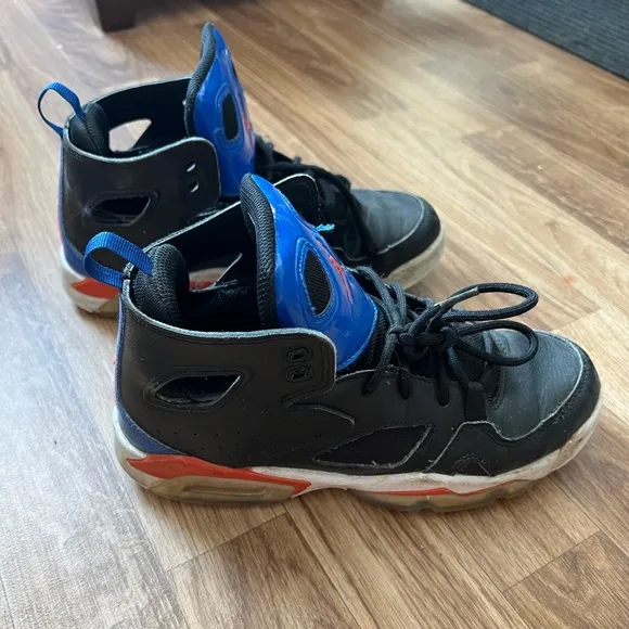Worn jordan youth sneakers