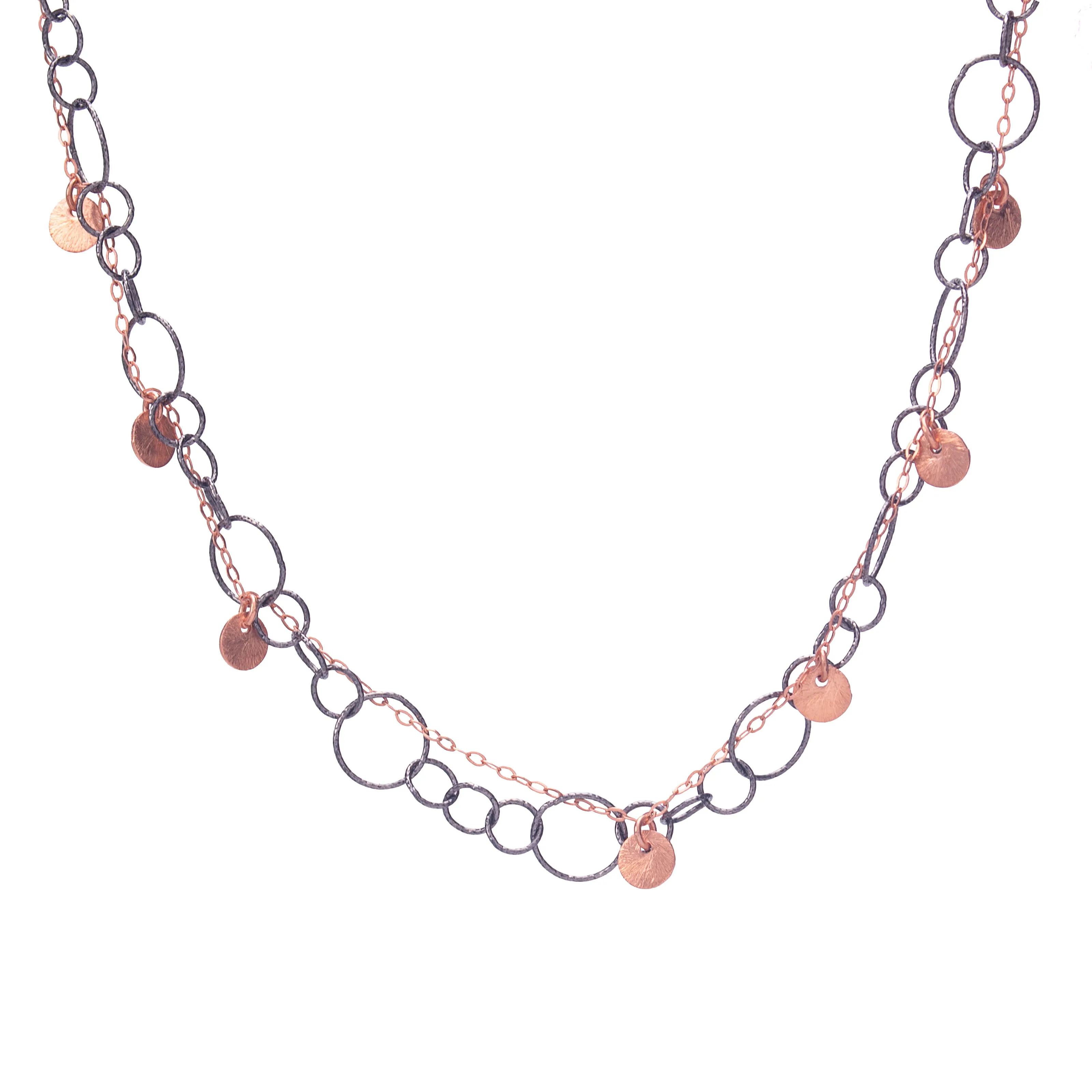 Woven Rose Gold necklace/bracelet