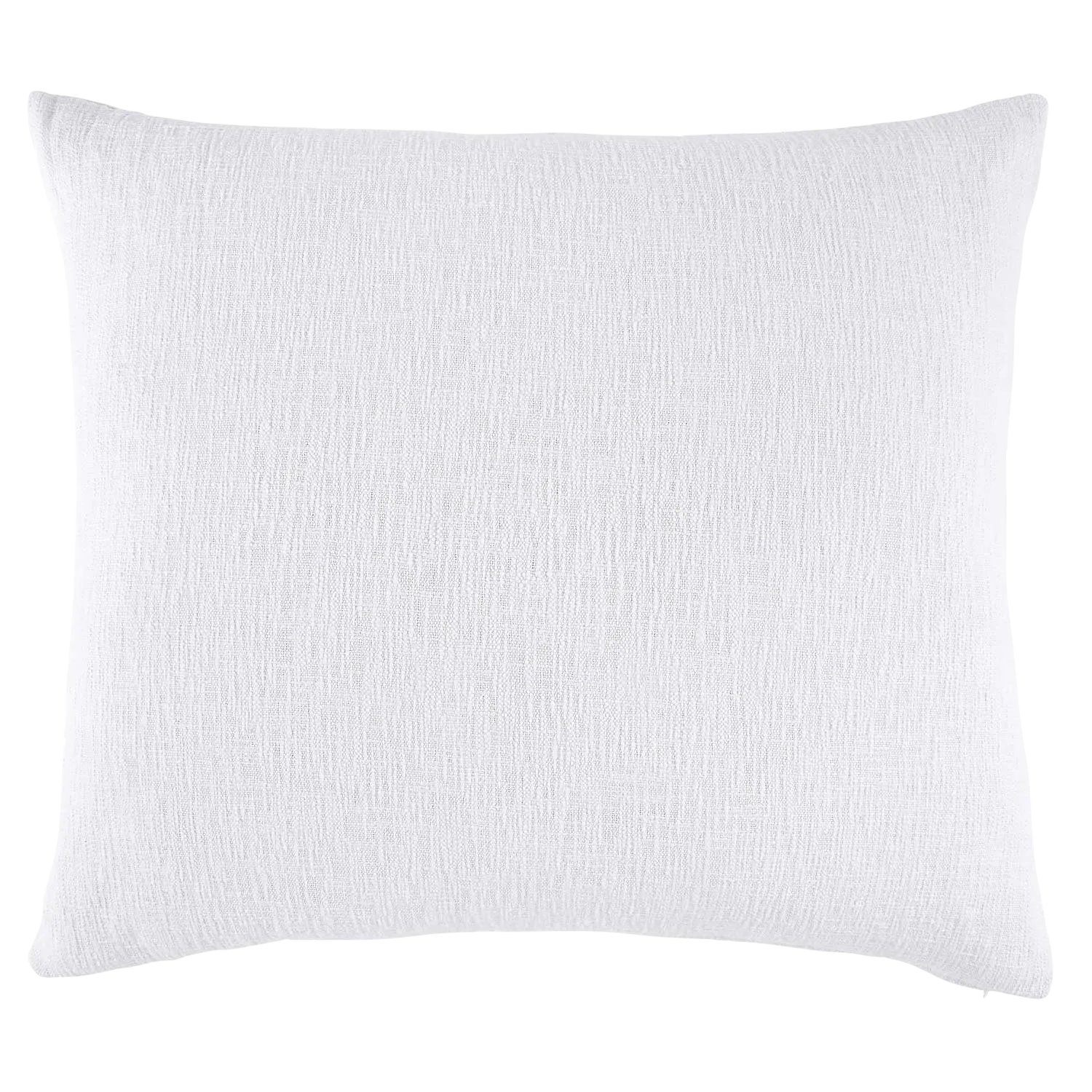 Woven White King Decorative Pillow