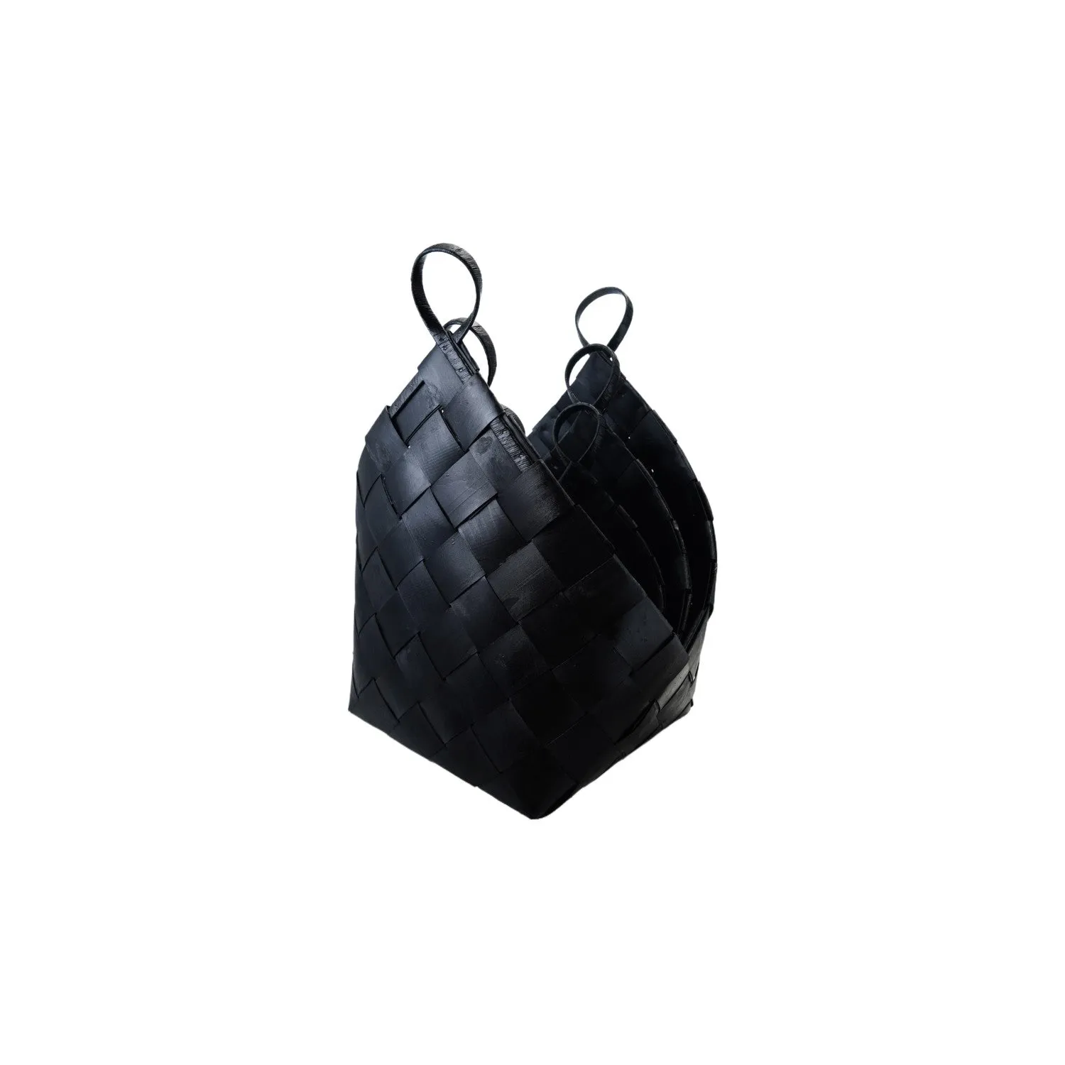 Woven Wooden Baskets With Handles